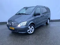 Mercedes-Benz Vito 122 CDI 320 Dub Cab 5 Zits Airco Cruise Navi Alu Velg Trekhaak 2000kg Dub Schuifd