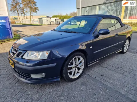 Saab 9-3 Cabrio 2.0T Aero, Apk, Nap, MET WERK, Inruil mogelijk.