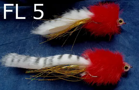 Deel 3) 3 sets van 2 stuks FL snoekstreamers op Double Hook /fleurhaak voor Spinhengel, Baitcaster
