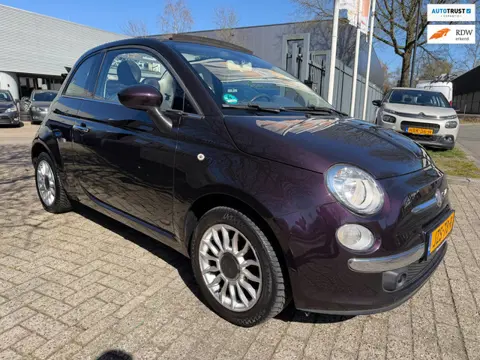 Fiat 500 C 1.2 Lounge automaat cabriolet, 1e eigenaar 89.000 km 1.2 4 cilinder nwe apk, chrome pakke