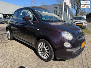 Fiat 500 C 1.2 Lounge automaat cabriolet, 1e eigenaar 89.000 km 1.2 4 cilinder nwe apk, chrome pakke