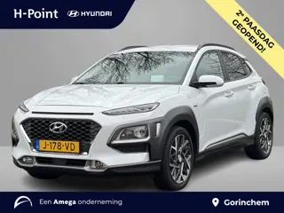 Hyundai Kona Premium 1.6 GDI HEV 140pk | LEDER | TREKHAAK | 18'' 2-TONE LMV | HEAD UP DISPLAY | ADAP