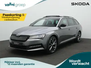 Skoda Superb 1.4 TSI iV 218 pk Sportline | Panoramadak | Trekhaak | Navigatie Columbus | Geheugensto