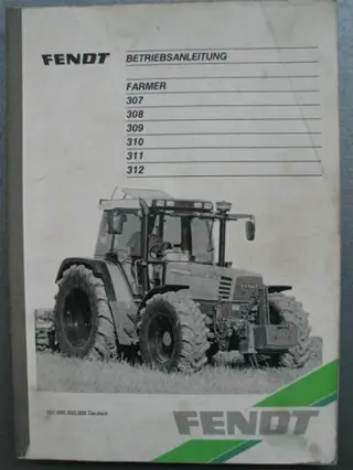 Manual Fendt Farmer 307/308/309/310/311/312