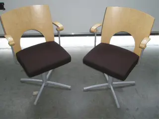 1x SET 2 stoelen Kinnarps