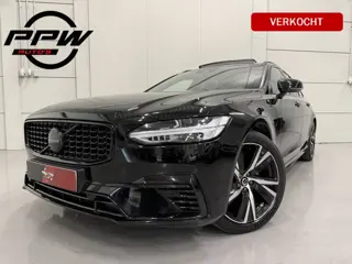 Volvo V90 T6 AWD R-Design BLACK PANO/TREKHAAK/H&K/MEMORY/LEER-ALCANTARA/KEYLESS/ACC/PILOT-ASSIST/19"
