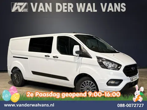 Ford Transit Custom 2.0 TDCI 130pk L2H1 Dubbele Cabine Euro6 Airco | 6-Zits | LED | Cruisecontrol | 