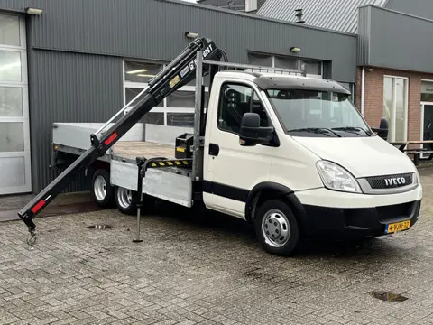 Iveco Daily 40C17 D EEV 7,5 Ton Haib 026T kraan 4000kg laadvermogen Pto aangedreve Liftas achter Cru