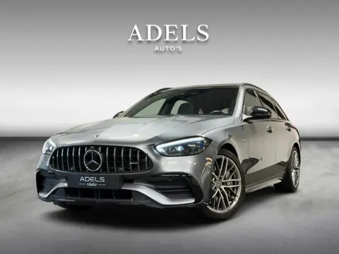 Mercedes-Benz C-Klasse Estate AMG 43 4MATIC Panodak Burmester Nightpakket Distronic Plus Achterasbes