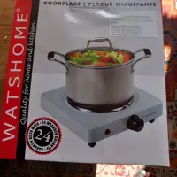 kookplaat, Watshome , met 1 pit van 15.5 cm diameter Traditioneel elektrisch kookplaat Aansluiting