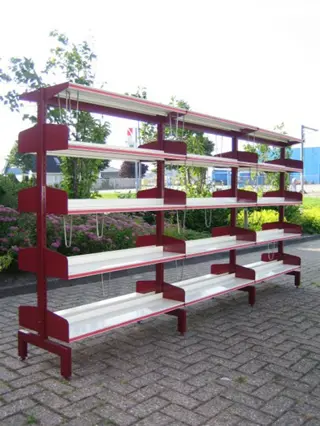 Stelling H152xB406xD45cm. 6xvr