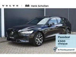 Volvo V60 T6 Recharge AWD R-Design | Long Range | Panoramisch schuif-/kanteldak | Semi Elektrisch in