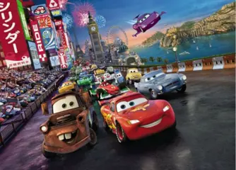 Cars 2 VLIES Fotobehang/ Posterbehang behang