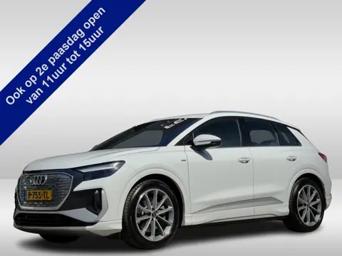 Audi Q4 e-tron 40 3x S-LINE 204Pk 77 kWh 89,6% SOH LEDER 20 INCHE-LMV CAMERA-360 DIGI-DASH NAVI LED 