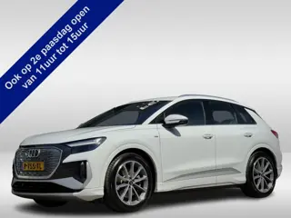Audi Q4 e-tron 40 3x S-LINE 204Pk 77 kWh 89,6% SOH LEDER 20 INCHE-LMV CAMERA-360 DIGI-DASH NAVI LED 