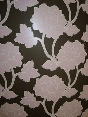 Roze bladeren Opruiming uitverkoop behang 101