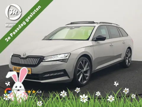 Škoda Superb Combi 1.4 TSI iV Sportline Business PHEV 218pk Dealer O.H. | Trekhaak Af Fabriek | Pano