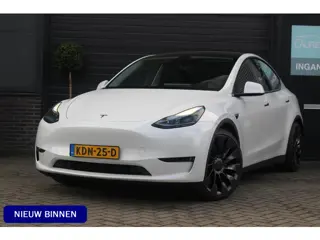 Tesla Model Y Performance AWD 75 kWh | 92.9% SOH | Pano | Stoel, stuur, achterbank en voorruitverwar