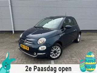 Fiat 500 1.2 Lounge,Pano,Navi/Carplay,Bluetooth,Cruisecontrol,Virtueel,Parkeersensoren,