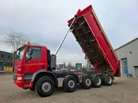 Ginaf X 5450 S / 10X8 / 2XBIG AXLE / NL TRUCK / 4XSTEERING AXLE / LIFT AXLE / TUV:16-02-2026 / TIPPE