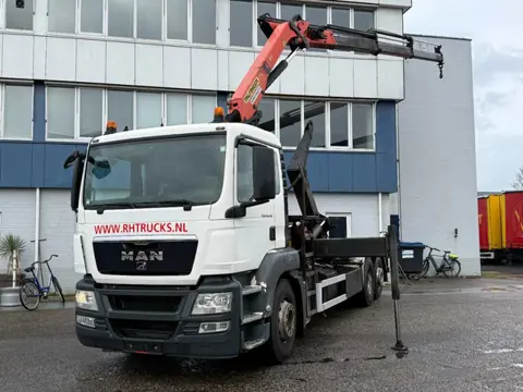 MAN TGS 26.400 6X2 HAAK+KRAAN (bj 2008, automaat)
