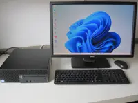 Dell Optiplex 3070 i5-9500 6-core 16gb 256gb SSD+ 750gb + 24"