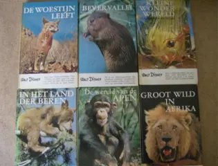 Gekartonneerde walt disney dieren boekjes
