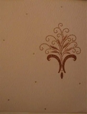 Opruiming uitverkoop bloemen creme behang 020