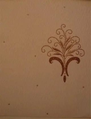 Opruiming uitverkoop bloemen creme behang 020