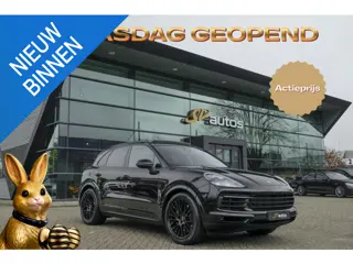 Porsche Cayenne S 2.9 S 441pk Panoramadak Trekhaak elektrisch Comfortstoelen Black edition Luchtveri