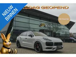 Porsche Cayenne Coupé 3.0 E-Hybrid 462PK Krijtgrijs SportDesign Burmester Luchtvering *SOH 92%* Ligh