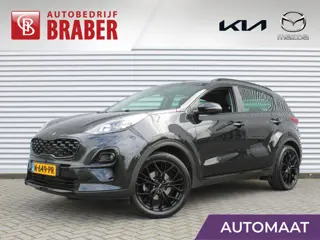 Kia Sportage 1.6 T-GDI Black Edition | Trekhaak | Stoelverwarming v+a | Schuifdak | Camera | Leer | 