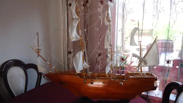 Boot lisa; alles met hand gemaakt !