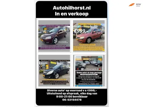 Opel Astra 1.6 Njoy mooie foto's ( Autohilhorst Soest )