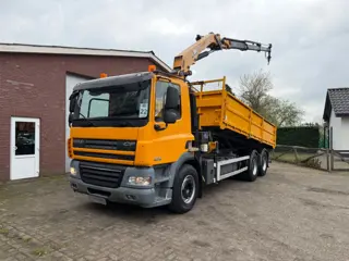 DAF CF 85.410 / 6X4 / WAF Kipper / HMF 1720 K3 / Euro5