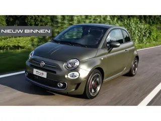 Fiat 500 0.9 TwinAir Turbo Sport | Mat Groen | Apple Carplay | Parkeersensoren | Navigatie | Climate