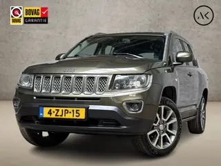 Jeep Compass 2.4 Limited 4WD 170Pk Automaat (SCHERM, CLIMATE, STOELVERWARMING, LEDER, CAMERA, SPORTS