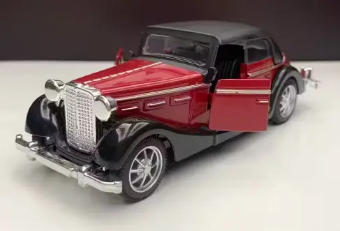 Mooie rode oldtimer.