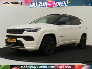 Jeep Compass 4xe 240 Plug-in Hybrid Electric S MOOI EXEMPLAAR IN HET PARELMOER WIT!