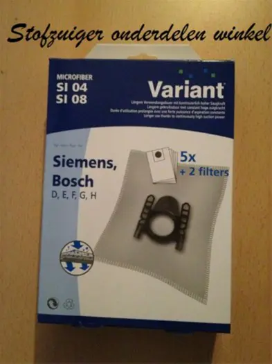 Variant stofzuigerzakken SI04 SI08 (Siemens / Bosch)
