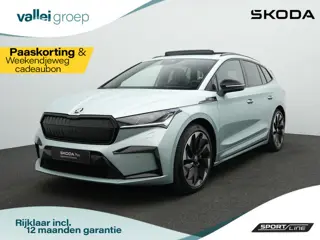 Skoda Enyaq iV 80X 265 pk Sportline | Warmtepomp | Panoramadak | Gegeugenstoel | Matrix LED | Stuur-