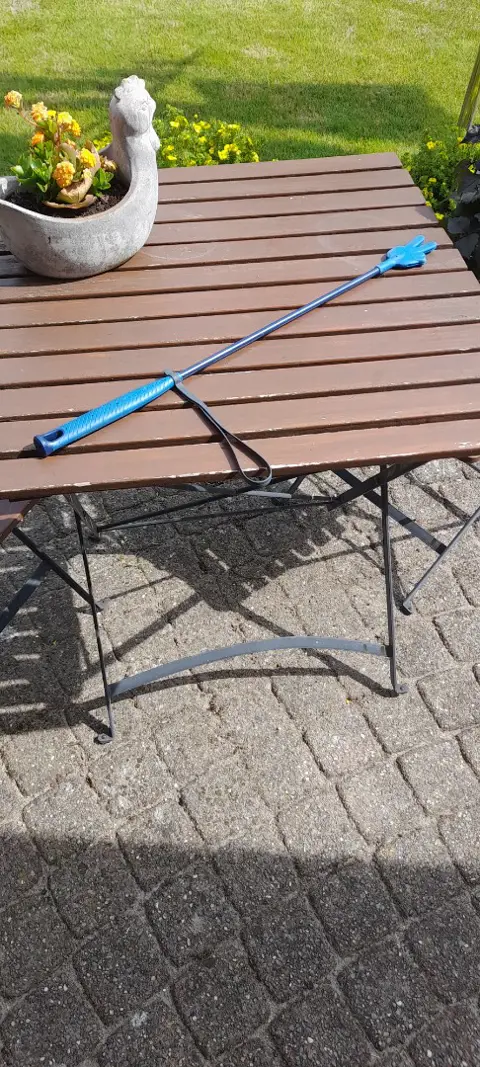 Fouganza Rijzweep blauw voor paardrijden