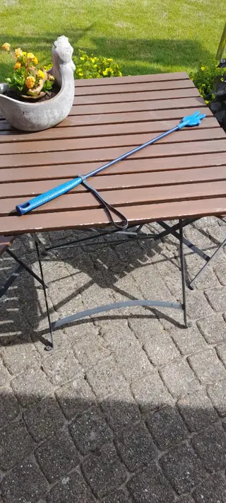 Fouganza Rijzweep blauw voor paardrijden