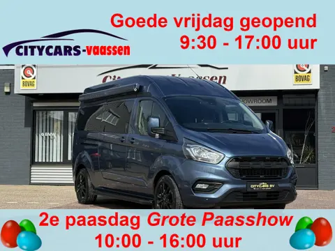 Ford Transit Custom buscamper zeer luxe inbouw professioneel gebouwd vitron euro 6 navi climate ctr 