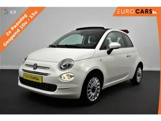 Fiat 500 C 1.2 Automaat Lounge Cruise Control Navigatie Airco Parkeersensoren Achter Lichtmetalen Ve