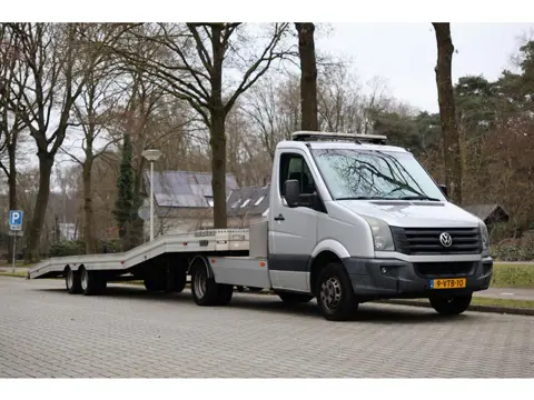 Volkswagen Crafter 46 2.0 TDI L2H1 DC BE truck met oplegger - 16 meter lang + op afstandbediende lie