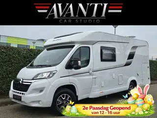 Hobby OPTIMA ONTOUR V65 GE SLECHTS 16.839 KM !! LUCHTVERING LENGTEBEDDEN TV + SATELLIET ZONNEPANEEL 