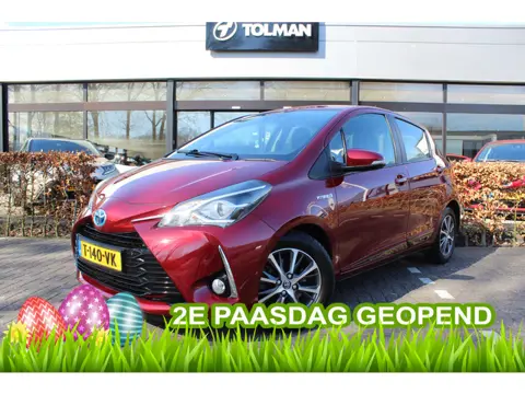 Toyota Yaris 1.5 Hybrid Aspiration 2e Paasdag open van 10:00 - 15:00 | Rijklaar | Parkeersens. | LM-