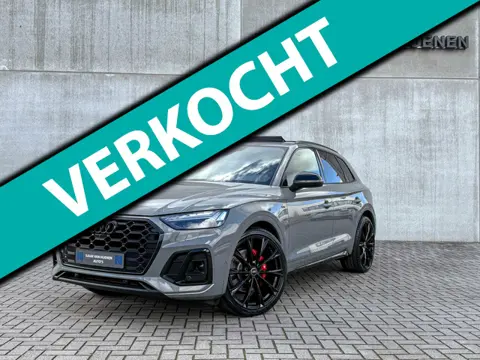 Audi Q5 55TFSI e 367PK Quattro Competition S Edition S-Line 1é Eig!|Pano|Luchtvering|S5-stoelen|HD M