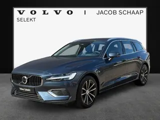 Volvo V60 T6 Plug-in hybrid AWD Essential Bright | Leder | Trekhaak | Adaptieve Cruise | All Season 